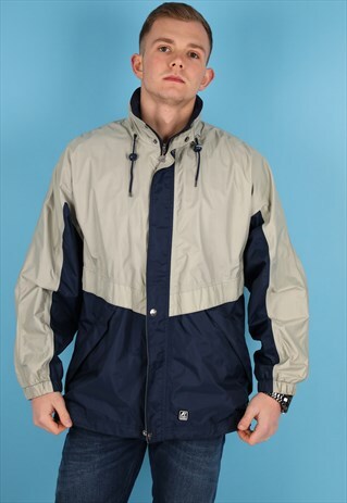 VINTAGE K-WAY WINDBREAKER JACKET IN MULTI NJ774