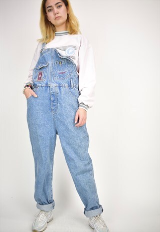 VINTAGE 90'S DENIM DUNGAREES
