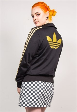VINTAGE 90'S GOLD TREFOIL ADIDAS TRACKSUIT JACKET