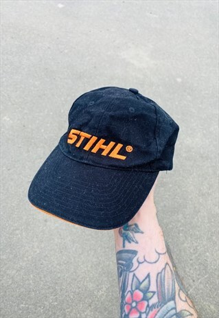 Vintage 90s Stihl Embroidered Hat Cap