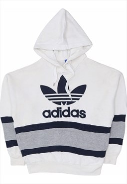 Vintage 90's Adidas Hoodie Spellout Pullover Heavyweight