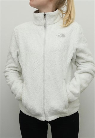 north face white jumper