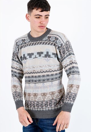 VINTAGE PATTERNED JUMPER K50