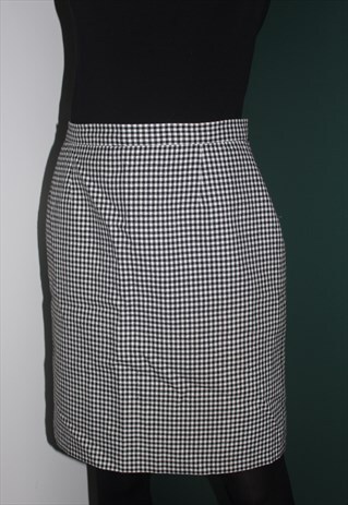 VINTAGE 90' BEAUTIFUL COOL BLACK&WHITE SKIRT