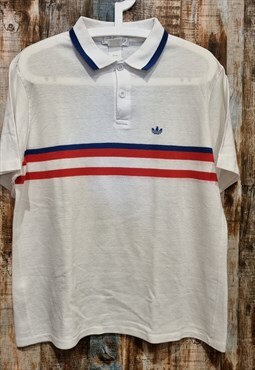 Vintage Adidas tennis polo shirt made in Usa '80