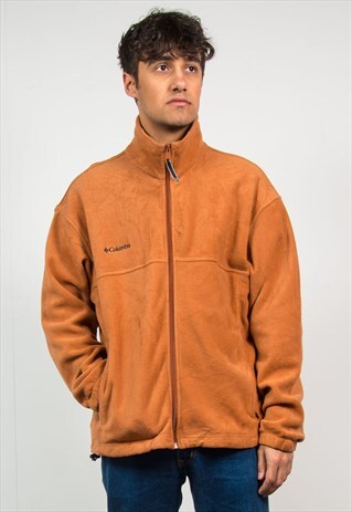 COLUMBIA FLEECE JACKET ORANGE