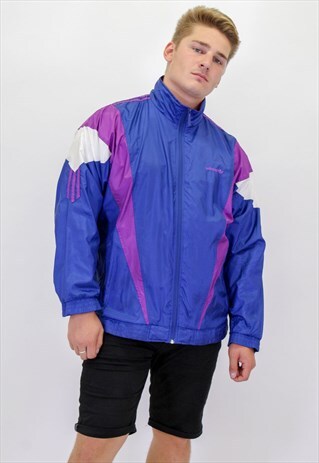 VINTAGE ADIDAS SHELL JACKET IN BLUE
