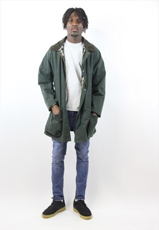 VINTAGE GREEN WAX 90S JACKET