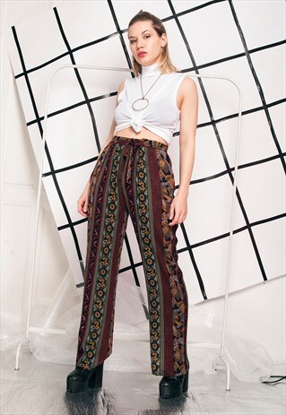 90S VINTAGE WIDE-LEG TROUSERS