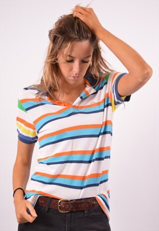 VINTAGE BENETTON POLO SHIRT MULTI