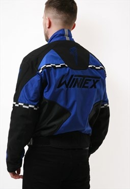90s THE WINTEX Vintage Oldschool Shell Moto Jacket 16774