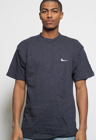 VINTAGE NIKE BASIC LOGO T-SHIRT BLUE