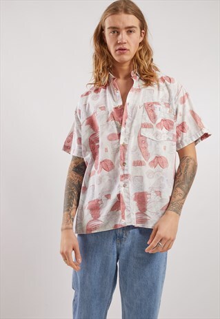 VINTAGE PATTERNED SHORT SLEEVE SHIRT
