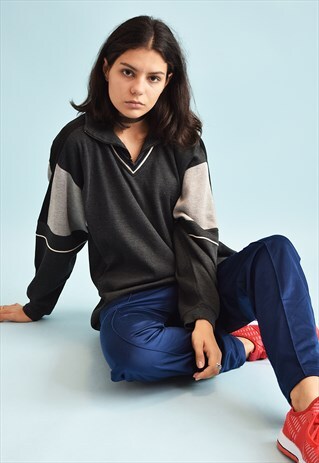 90'S RETRO ATHLEISURE SPORTS SWEATSHIRT JUMPER TOP