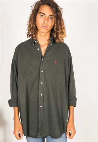 VINTAGE 80S POLO RALPH LAUREN SHIRT / R4110C500