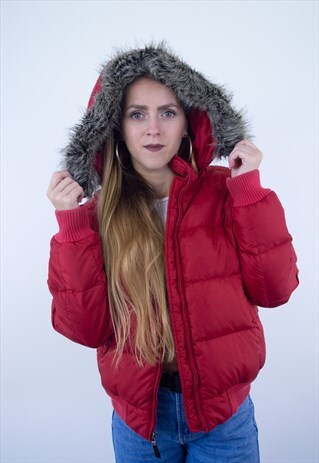VINTAGE RALPH LAUREN POLO JEANS HOODED WINTER PUFFER JACKET