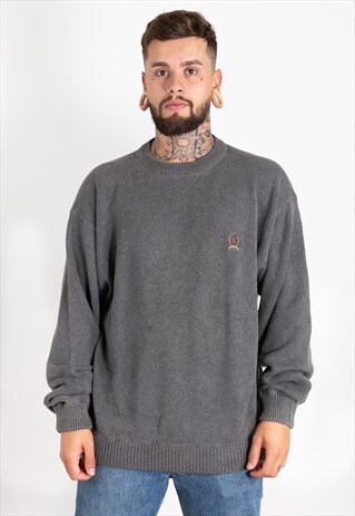 VINTAGE 80S TOMMY HILFIGER KNITWEAR JUMPER / S202