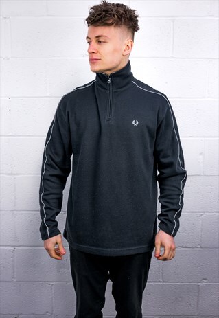 VINTAGE FRED PERRY 1/4 ZIP SWEATSHIRT