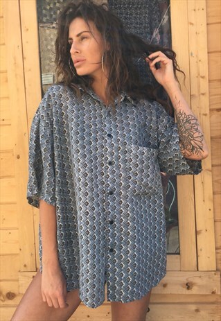 OVERSIZED RETRO 90S 80S VINTAGE UNISEX FESTIVAL SHIRT