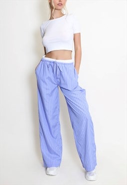 Striped Pyjama Stylish Trouser In Blue