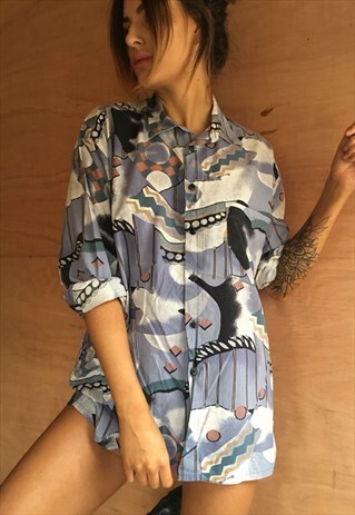 OVERSIZED RETRO 90S 80S VINTAGE UNISEX FESTIVAL SHIRT