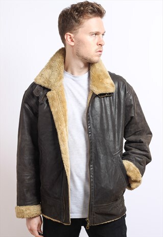 VINTAGE SUEDE AVIATOR JACKET