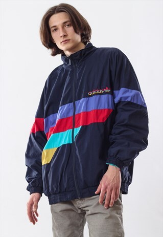 90'S VINTAGE MENS ADIDAS ORIGINALS WINDBREAKER SUIT JACKET