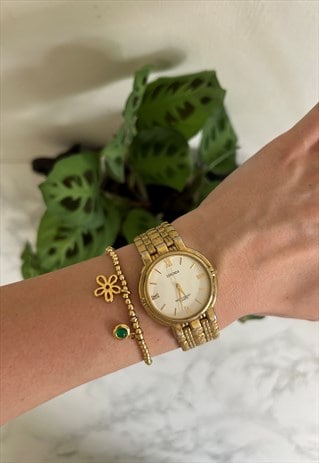 Vintage Womens Gold Sekonda Chain Quartz Watch