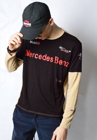 VINTAGE 90S MERCEDES BENZ F1 LONG SLEEVE SHIRT