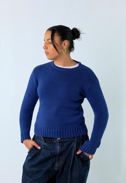 Blue y2ks Polo Ralph Lauren Knit Sweatshirt