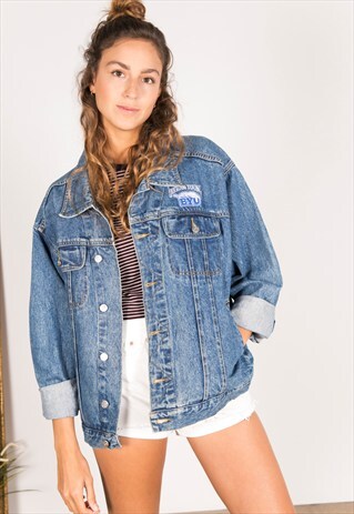 VINTAGE 80S EMBELLISHED LEE DENIM JACKET / R134