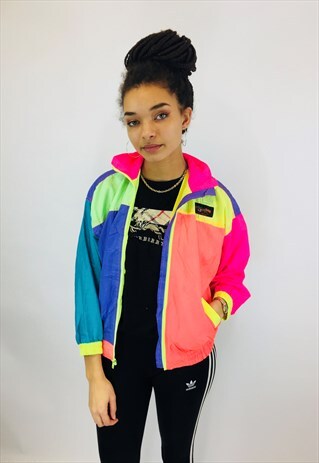 VINTAGE FESTIVAL 80S RAVE WINDBREAKER JACKET