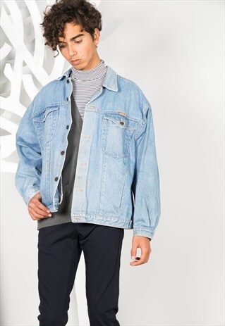 VINTAGE 80'S WRANGLER DENIM JACKET / S0279