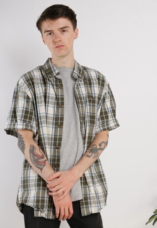 VINTAGE CARHARTT CHECK SHIRT Z1042