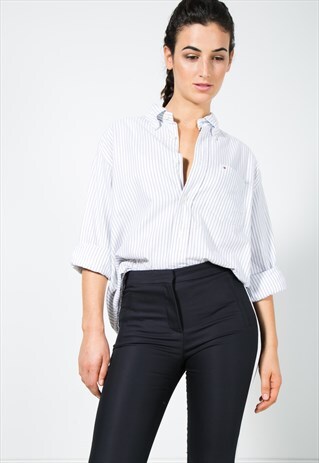 VINTAGE 80S TOMMY HILFIGER SHIRT/ S4479