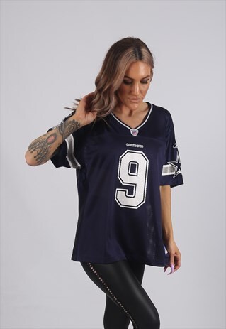 VINTAGE NFL T-SHIRT FOOTBALL JERSEY TOP OVERSIZED (4AR)