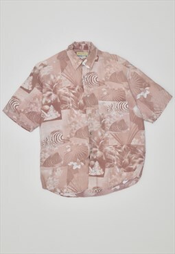 Vintage 90's Shirt Floral Beige