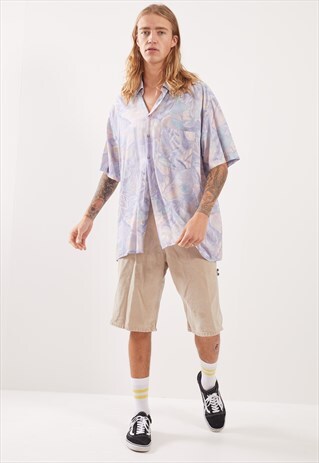 VINTAGE PATTERNED FESTIVAL SHORT SLEEVE SHIRT