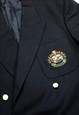 VINTAGE 90S BURBERRY WOOL BLAZER NAVY