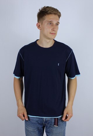 VINTAGE YVES SAINT LAURENT MENS T-SHIRT TOP
