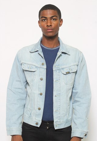 VINTAGE LEE ACID WASH DENIM JACKET