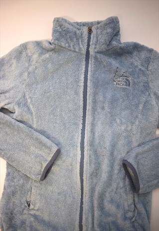VINTAGE 90S THE NORTH FACE BLUE FLUFFY FLEECE