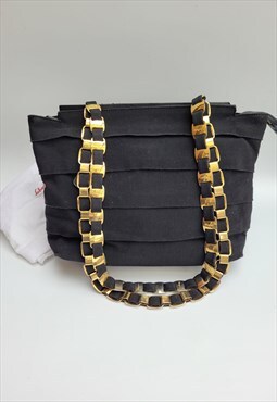 Vintage Vara Black Shoulder Bag Tote Bag