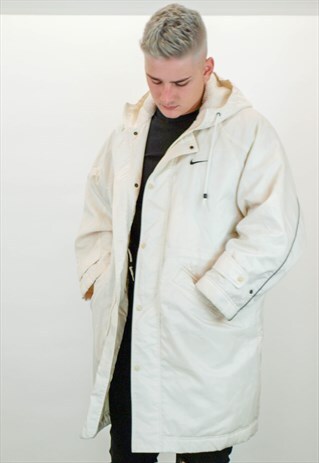 VINTAGE NIKE LONGLINE SHEARLING JACKET