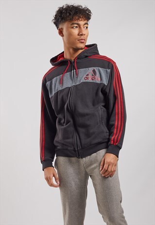 VINTAGE ADIDAS ZIP-UP HOODIE