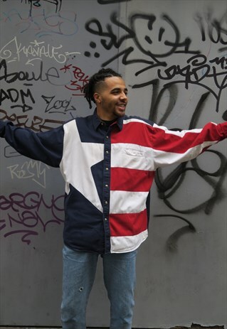 WRANGLER AMERICAN FLAG SHIRT