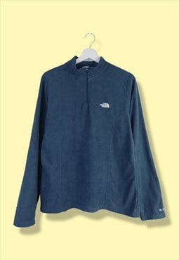 Vintage The North Face Fleece Quarter zip in Blue XL