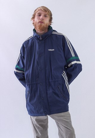 VINTAGE MENS ADIDAS TEAM TRAINING SOCCER WINTER JACKET