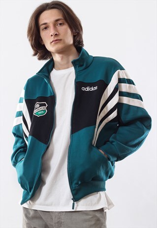 90'S VINTAGE MENS ADIDAS ORIGINALS TRACK TOP SUIT JACKET