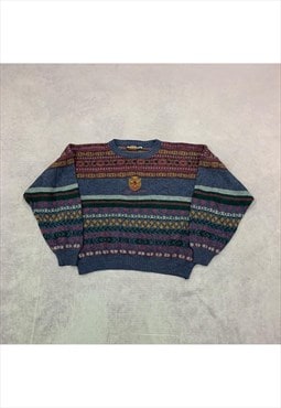 Vintage Knitted Jumper Men's XXL